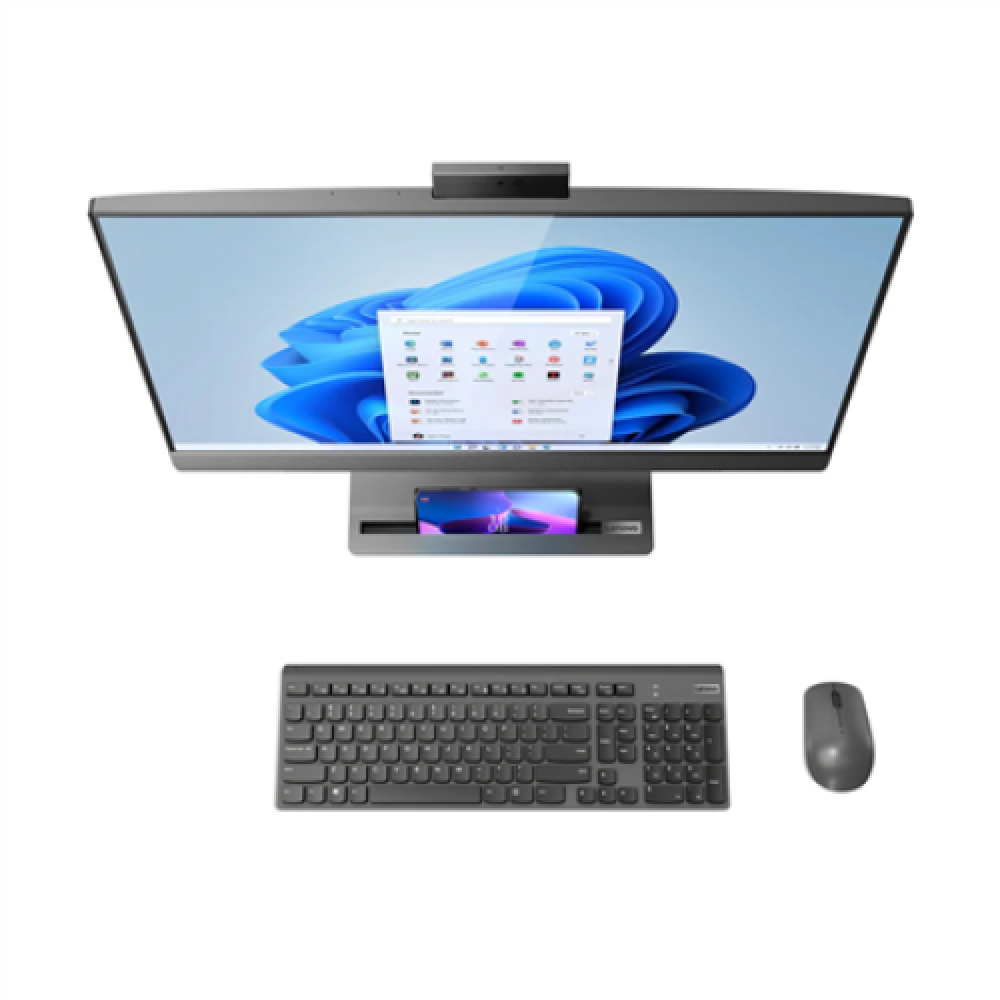 Lenovo IdeaCentre 5 27IAH7 Desktop, AIO, 27 , QHD, Intel Core i5, IPS, i5-13500H, Internal memory 16 GB, SO-DIMM DDR5, 2560 x 1440, Anti-Glare, SSD 1000 GB, Intel Iris Xe Graphics, No Optical drive, Keyboard language Nordic, Windows 11 Home, 802.11ax, Blu