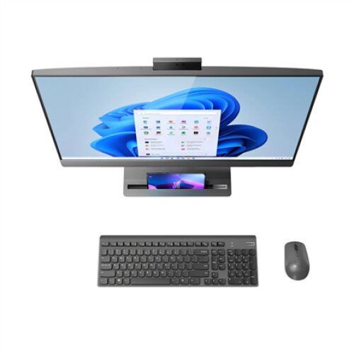Lenovo IdeaCentre 5 27IAH7 Desktop, AIO, 27 , QHD, Intel Core i5, IPS, i5-13500H, Internal memory 16 GB, SO-DIMM DDR5, 2560 x 1440, Anti-Glare, SSD 1000 GB, Intel Iris Xe Graphics, No Optical drive, Keyboard language Nordic, Windows 11 Home, 802.11ax, Blu