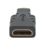 Gembird , HDMI to Micro-HDMI adapter , Black , HDMI , micro HDMI