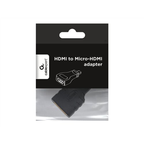 Gembird , HDMI to Micro-HDMI adapter , Black , HDMI , micro HDMI