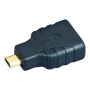 Gembird , HDMI to Micro-HDMI adapter , Black , HDMI , micro HDMI