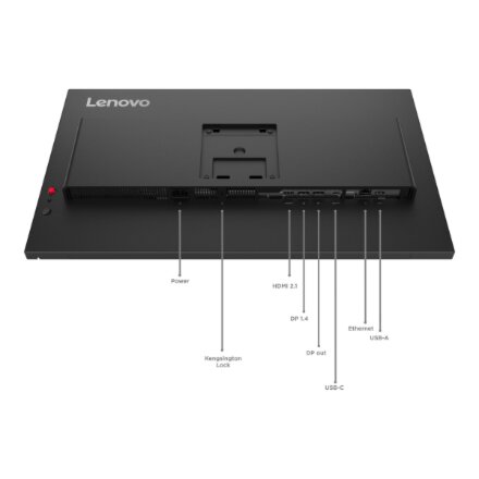 Lenovo , ThinkVision , T27QD-40 , 27 , IPS , 16:9 , 120 Hz , 4 ms , 2560 x 1440 pixels , 350 cd/m² , HDMI ports quantity 1 , Eclipse black , Warranty 36 month(s)