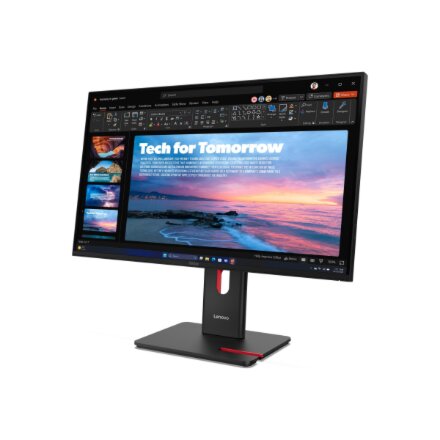 Lenovo , ThinkVision , T27QD-40 , 27 , IPS , 16:9 , 120 Hz , 4 ms , 2560 x 1440 pixels , 350 cd/m² , HDMI ports quantity 1 , Eclipse black , Warranty 36 month(s)