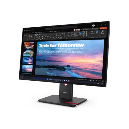 Lenovo , ThinkVision , T27QD-40 , 27 , IPS , 16:9 , 120 Hz , 4 ms , 2560 x 1440 pixels , 350 cd/m² , HDMI ports quantity 1 , Eclipse black , Warranty 36 month(s)