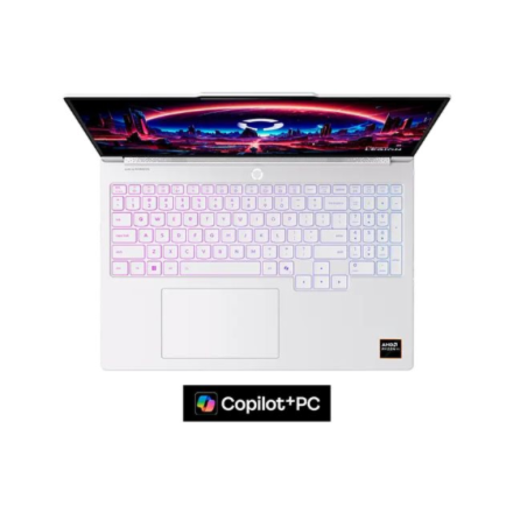 Lenovo Legion 7 16AGP11 AMD , Glacier White , 16 , OLED , WQXGA , 2560 x 1600 pixels , Glossy , AMD Ryzen AI 7 , 450 , 32 GB , Soldered LPDDR5X , Solid-state drive capacity 1000 GB , NVIDIA GeForce RTX 5060 , GDDR7 , 8 GB , Windows 11 Home , 802.11be , Bl