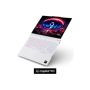 Lenovo Legion 7 16AGP11 AMD , Glacier White , 16 , OLED , WQXGA , 2560 x 1600 pixels , Glossy , AMD Ryzen AI 7 , 450 , 32 GB , Soldered LPDDR5X , Solid-state drive capacity 1000 GB , NVIDIA GeForce RTX 5060 , GDDR7 , 8 GB , Windows 11 Home , 802.11be , Bl