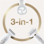 Braun Epilator SES9030 Silk-epil 9 Flex Number of power levels 2, Wet & Dry, White/Gold