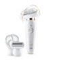 Braun Epilator SES9030 Silk-epil 9 Flex Number of power levels 2, Wet & Dry, White/Gold
