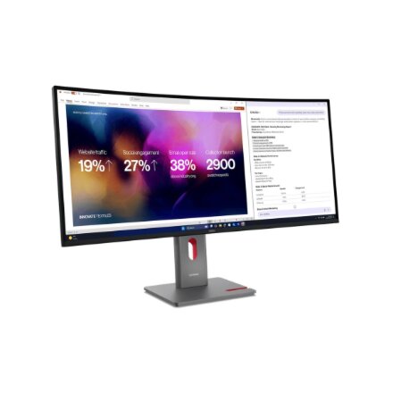 Lenovo , ThinkVision P40WD-40 , 39.7 , IPS , 21:9 , 120 Hz , 4/6 ms , 5120 x 2160 pixels , 400 cd/m² , Eclipse Black