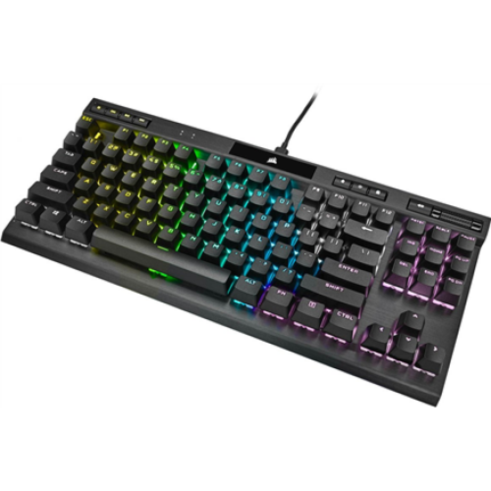 Corsair , Speed Switch , K70 RGB TKL , Gaming keyboard , Champion Series Mechanical Gaming Keyboard , RGB LED light , US , Wired , Black