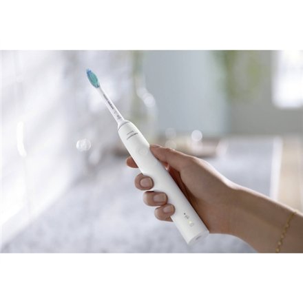 Philips , Sonic Electric Toothbrush , Sonicare 3100 series HX3675/13 , Rechargeable , For adults , Number of brush heads included 2 , Number of teeth brushing modes 1 , Sonic technology , White