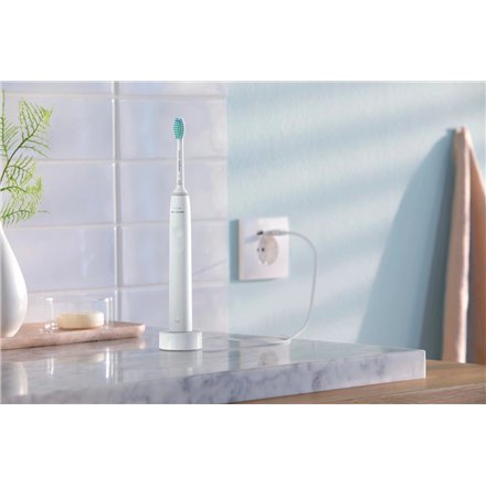 Philips , Sonic Electric Toothbrush , Sonicare 3100 series HX3675/13 , Rechargeable , For adults , Number of brush heads included 2 , Number of teeth brushing modes 1 , Sonic technology , White