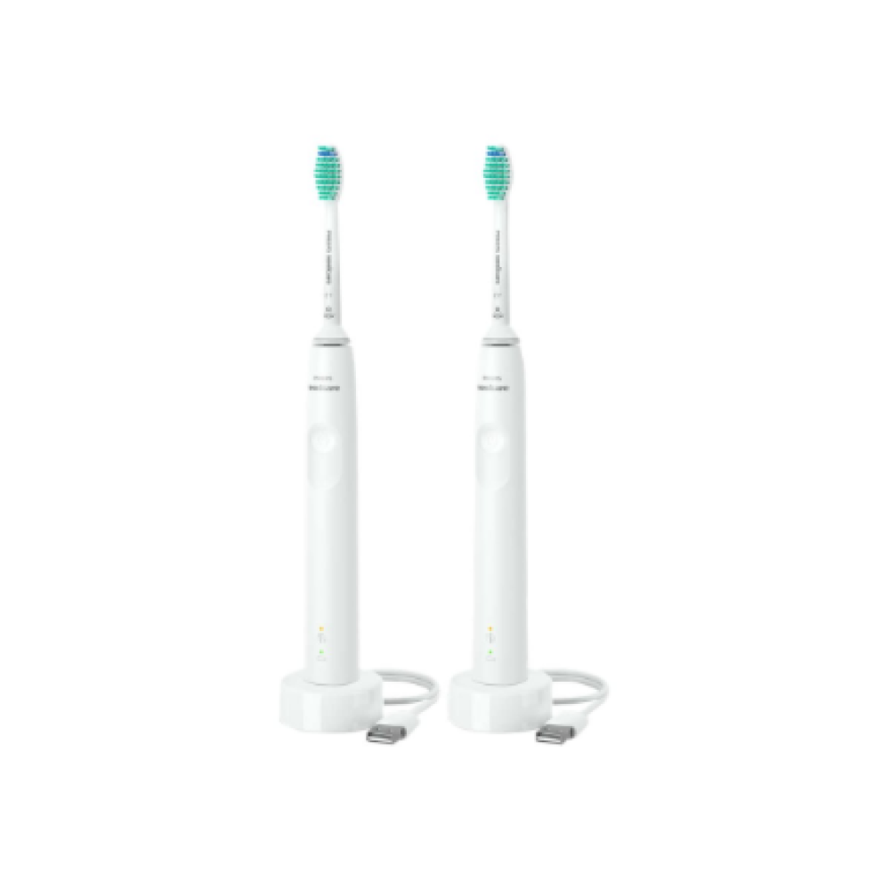 Philips , Sonic Electric Toothbrush , Sonicare 3100 series HX3675/13 , Rechargeable , For adults , Number of brush heads included 2 , Number of teeth brushing modes 1 , Sonic technology , White