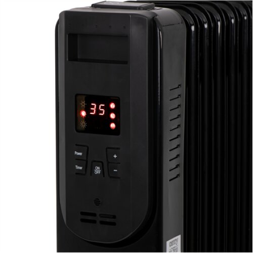 Camry , Oil-Filled Radiator with Remote Control , CR 7812 , Oil Filled Radiator , 1500 W , Number of power levels 3 , Black
