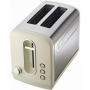 Gorenje , T1100CLI , Toaster , Power 1100 W , Number of slots 2 , Housing material Plastic, metal , Beige/ stainless steel