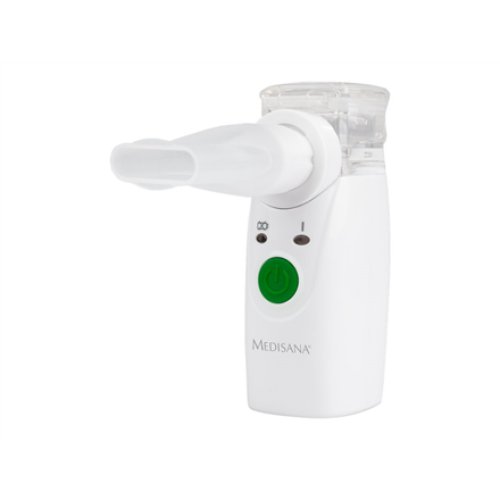 Medisana , Ultrasonic Inhalator, Mini , IN 525 , High efficiency through innovative micro-membrane nebulisation (mesh technology) with ultrafine droplets. Automatically switches off when the tank is empty. Particularly effective through high respirable pr