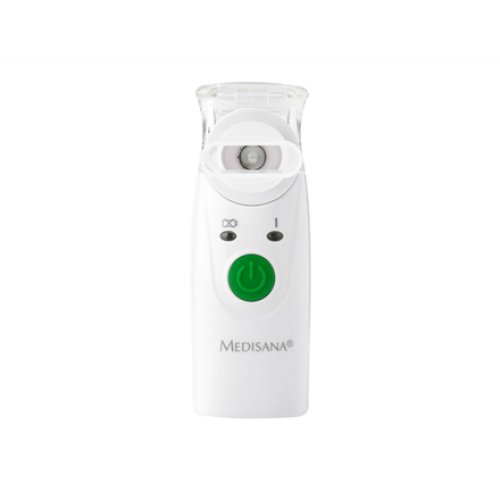 Medisana , Ultrasonic Inhalator, Mini , IN 525 , High efficiency through innovative micro-membrane nebulisation (mesh technology) with ultrafine droplets. Automatically switches off when the tank is empty. Particularly effective through high respirable pr
