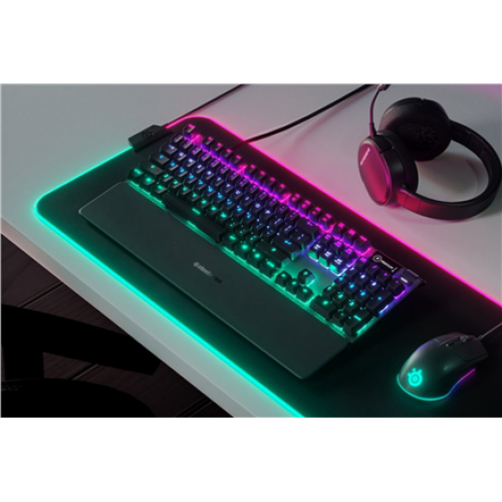 SteelSeries Apex 5 Gaming Keyboard, US Layout, Wired, Black