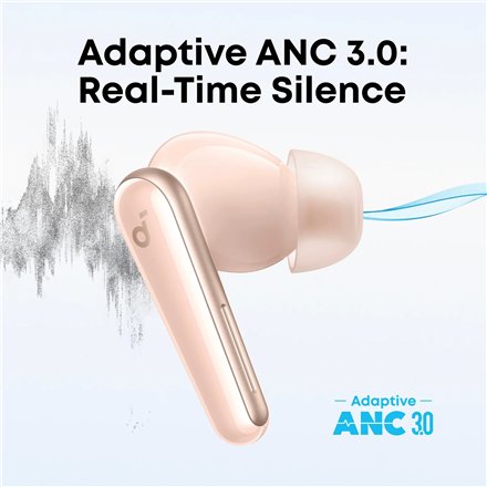 Anker Soundcore Earbuds with Dolby Audio , Liberty 5 , Bluetooth , In-Ear , Microphone , Pink , Noise canceling