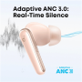 Anker Soundcore Earbuds with Dolby Audio , Liberty 5 , Bluetooth , In-Ear , Microphone , Noise canceling , Wireless , Pink