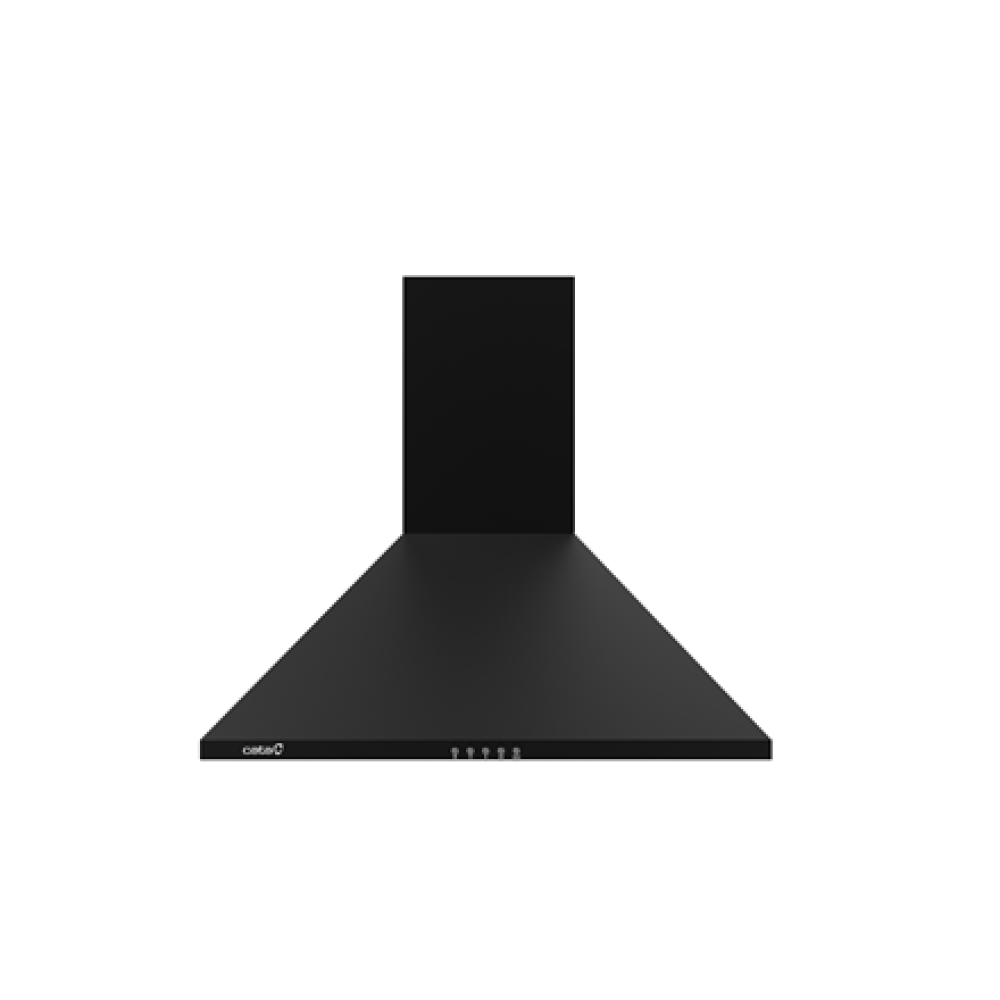 CATA , Hood , OMEGA 600 BK , Wall mounted , Energy efficiency class C , Width 60 cm , 645 m³/h , Mechanical , LED , Black
