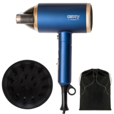 Camry , Hair Dryer , CR 2268 , 1800 W , Number of temperature settings 2 , Ionic function , Diffuser nozzle , Blue/Gold