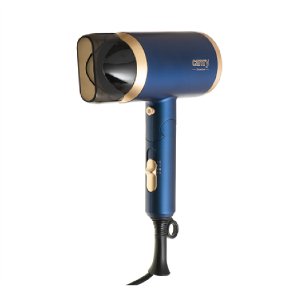 Camry , Hair Dryer , CR 2268 , 1800 W , Number of temperature settings 2 , Ionic function , Diffuser nozzle , Blue/Gold