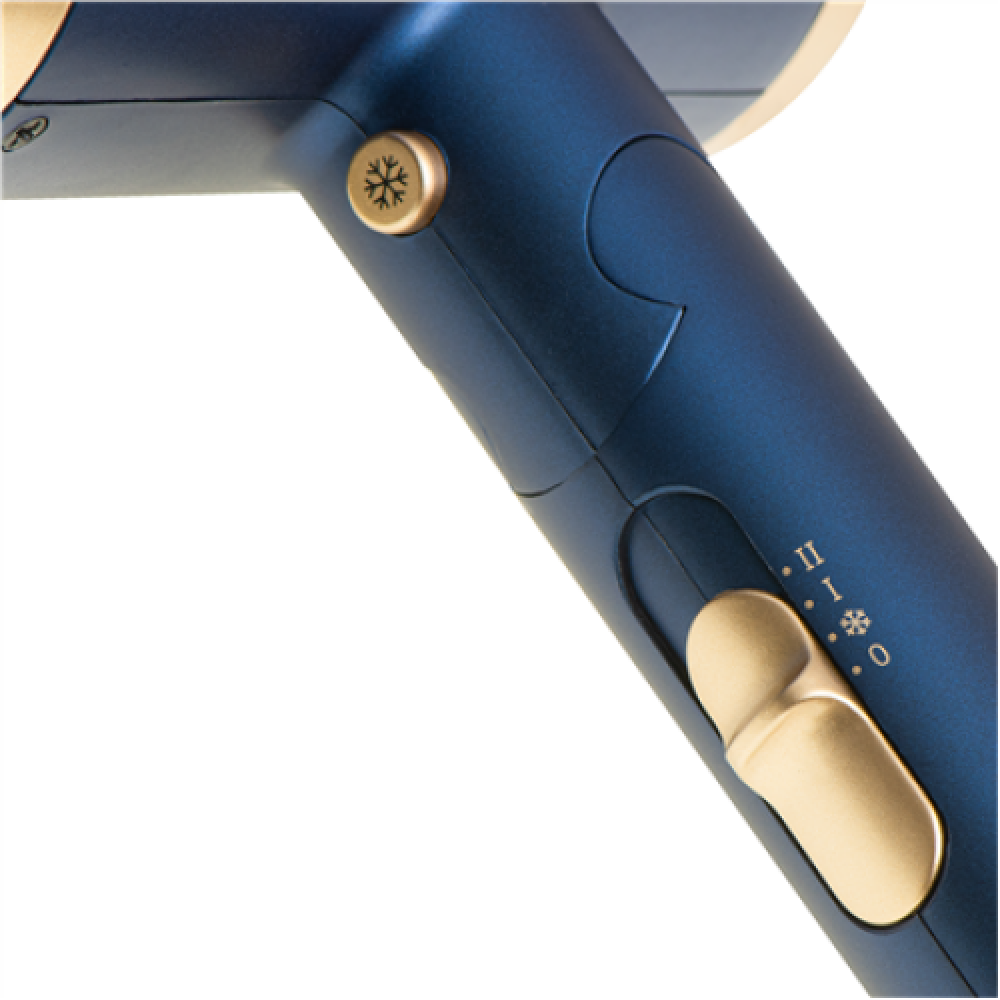 Camry , Hair Dryer , CR 2268 , 1800 W , Number of temperature settings 2 , Ionic function , Diffuser nozzle , Blue/Gold