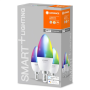 Ledvance SMART+ WiFi Classic Candle RGBW Multicolour 40 5W 2700-6500K E14, 3pcs pack Ledvance , SMART+ WiFi Candle RGBW Multicolour 40 5W 2700-6500K E14, 3pcs pack , E14 , 5 W , RGBW , Wi-Fi