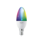 Ledvance SMART+ WiFi Classic Candle RGBW Multicolour 40 5W 2700-6500K E14, 3pcs pack Ledvance , SMART+ WiFi Candle RGBW Multicolour 40 5W 2700-6500K E14, 3pcs pack , E14 , 5 W , RGBW , Wi-Fi