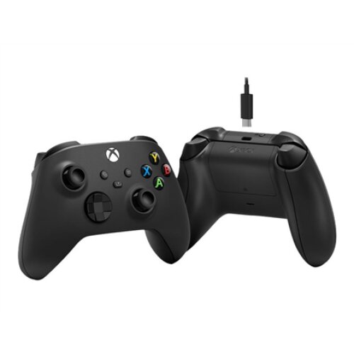 Microsoft , Xbox Wireless Controller + USB-C Cable - Gamepad , Controller , Wireless , N/A , Black
