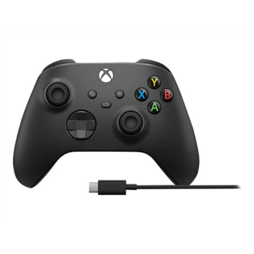 Microsoft , Xbox Wireless Controller + USB-C Cable - Gamepad , Controller , Wireless , N/A , Black