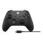 Microsoft , Xbox Wireless Controller + USB-C Cable - Gamepad , Controller , Wireless , N/A , Black