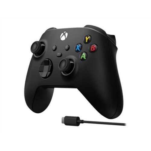 Microsoft , Xbox Wireless Controller + USB-C Cable - Gamepad , Controller , Wireless , N/A , Black