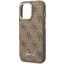 GUESS Hardcase 4G Vintage Gold Logo GUHCP14XHG4SHW Back Cover Apple iPhone 14 Pro Max Brown