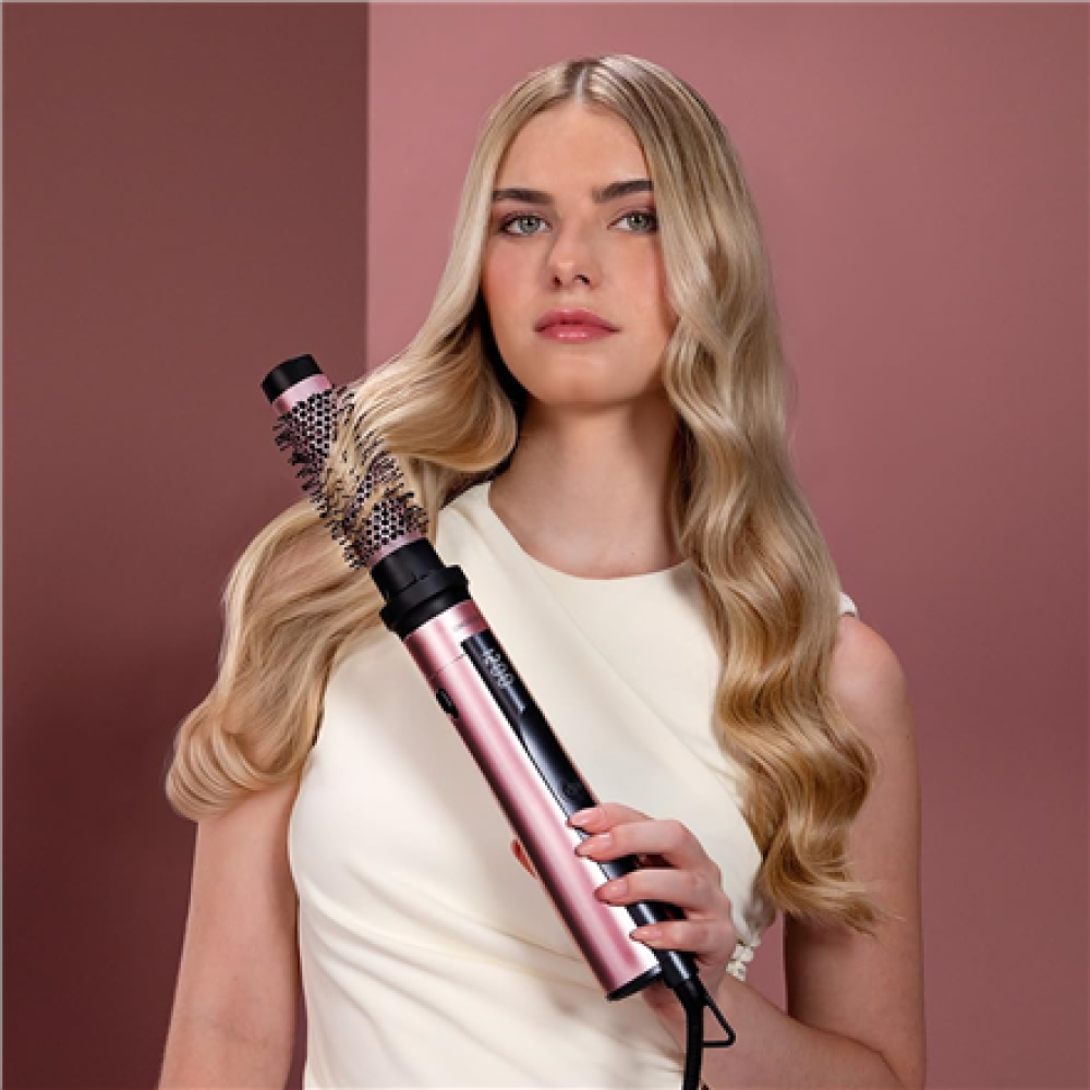 Cecotec Air Brush , CeramicCare 10in1 AirBrush , Ion conditioning , Number of heating levels 3 , 1200 W , Black/Pink