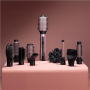 Cecotec Air Brush , CeramicCare 10in1 AirBrush , Ion conditioning , Number of heating levels 3 , 1200 W , Black/Pink