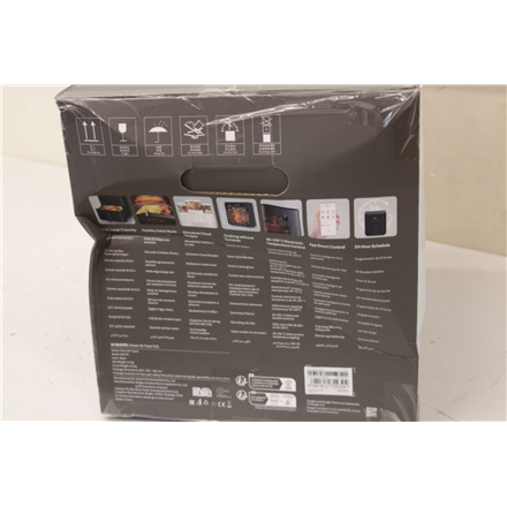 SALE OUT. Xiaomi Smart Air Fryer 6.5L Black EU , Xiaomi Smart Air Fryer (EU) , BHR7357EU , Power 1800 W , Capacity 6.5 L , Black , DAMAGED PACKAGING