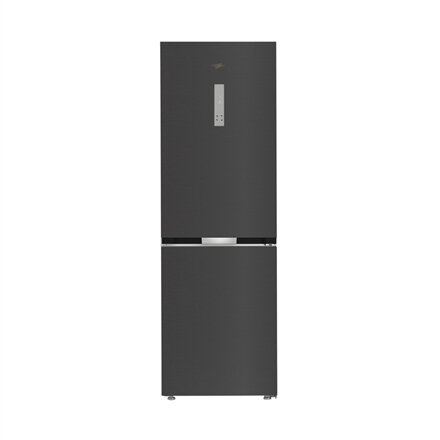 Whirlpool Refrigerator , WHK 26362 XBR4E , Energy efficiency class E , Free standing , Combi , Height 186.5 cm , No Frost system , Fridge net capacity 201 L , Freezer net capacity 106 L , Display , 37 dB , Black