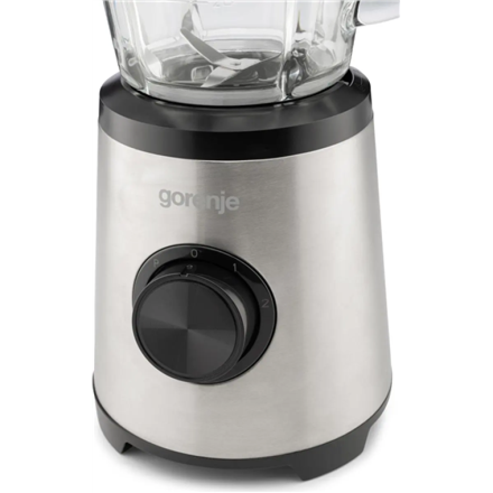 Gorenje Blender , B1300E , Tabletop , 1300 W , Jar capacity 1.75 L , Jar material Plastic , Black/Stainless steel