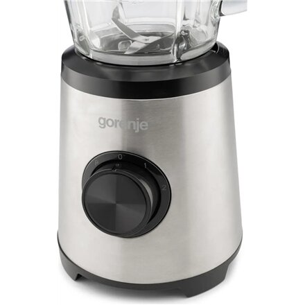 Gorenje Blender , B1300E , Tabletop , 1300 W , Jar capacity 1.75 L , Jar material Plastic , Black/Stainless steel