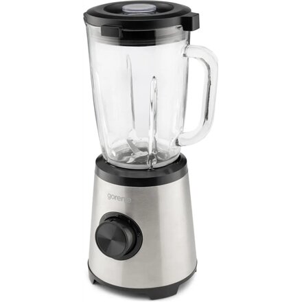 Gorenje Blender , B1300E , Tabletop , 1300 W , Jar capacity 1.75 L , Jar material Plastic , Black/Stainless steel