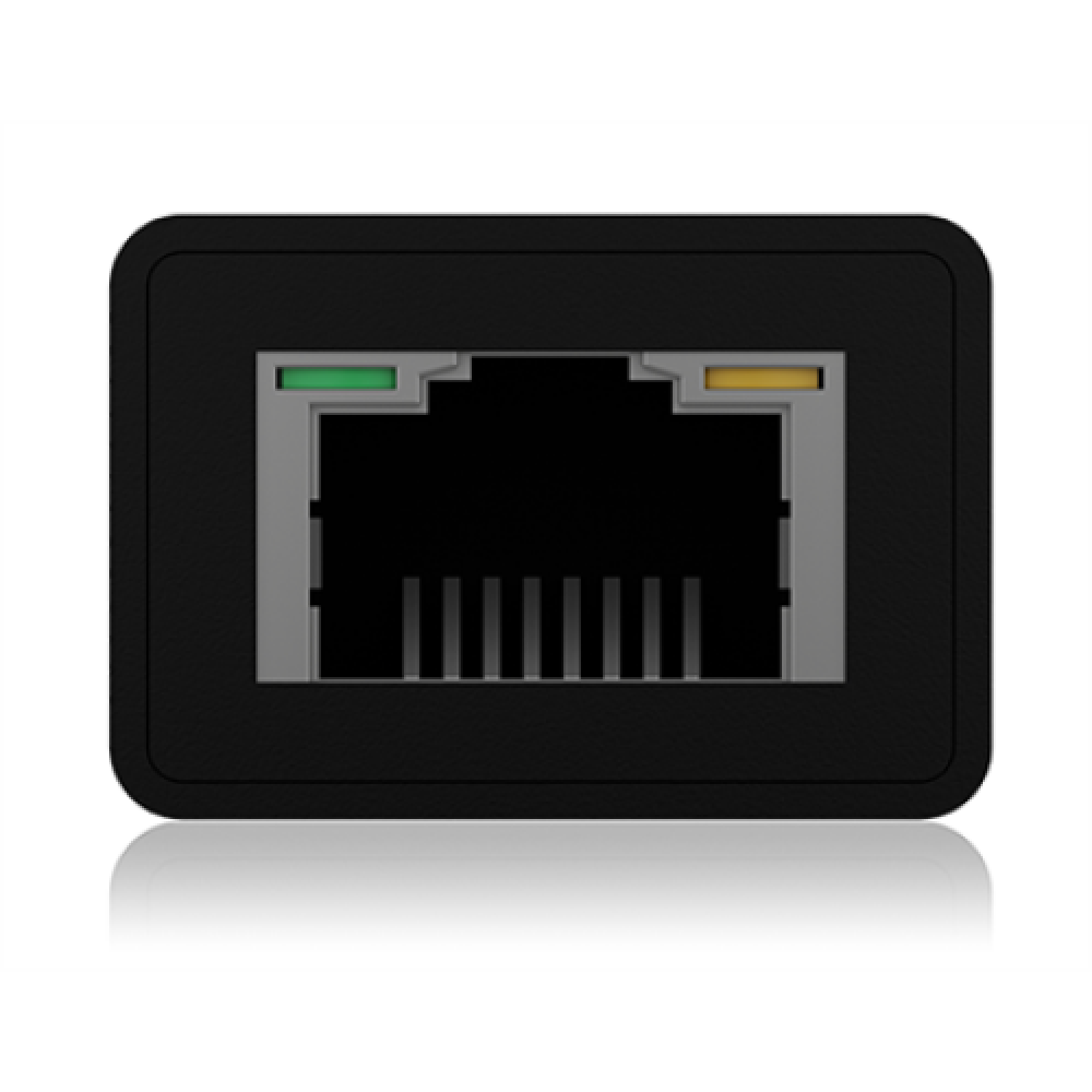Raidsonic , 4 Port Hub with USB 3.0 Type-A, Type-C, Gigabit LAN , Icy Box IB-HUB1419-LAN