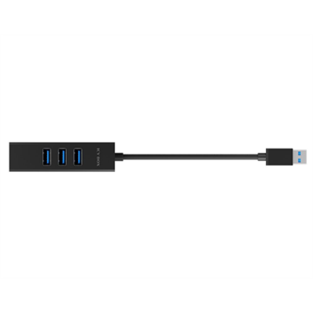 Raidsonic , 4 Port Hub with USB 3.0 Type-A, Type-C, Gigabit LAN , Icy Box IB-HUB1419-LAN
