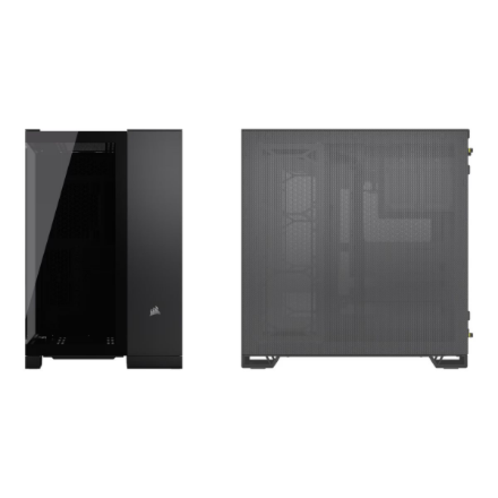 Corsair Dual Chamber PC Case , iCUE LINK 6500X RGB , Black , Mid Tower , Power supply included No , ATX