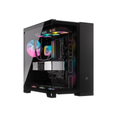 Corsair Dual Chamber PC Case , iCUE LINK 6500X RGB , Black , Mid Tower , Power supply included No , ATX