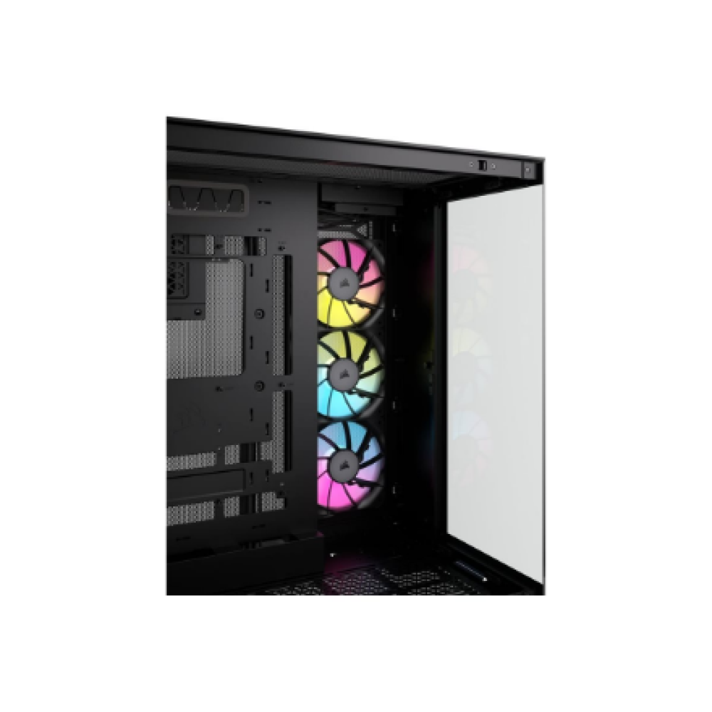 Corsair Dual Chamber PC Case , iCUE LINK 6500X RGB , Black , Mid Tower , Power supply included No , ATX