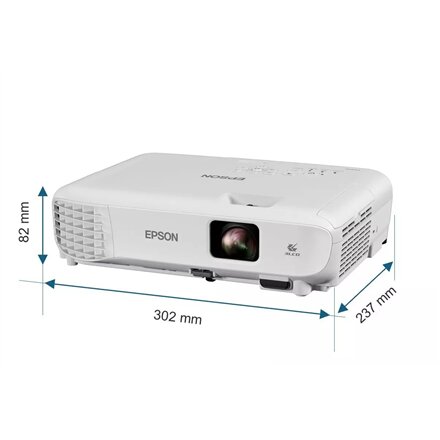 Epson , EB-W53 , WXGA (1280x800) , 4000 ANSI lumens , White