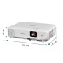 Epson , EB-W53 , WXGA (1280x800) , 4000 ANSI lumens , White