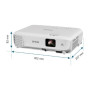 Epson , EB-W53 , WXGA (1280x800) , 4000 ANSI lumens , White